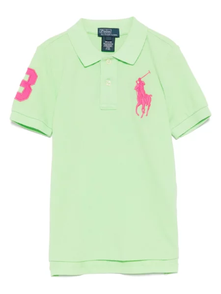 Koszulka polo dziecięca Polo Ralph Lauren zielona