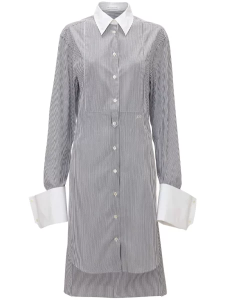 Rochie tip cămașă Jw Anderson de costum alb