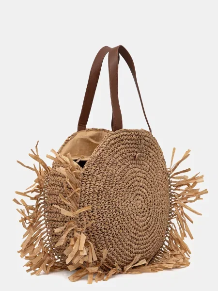 Twinset torba plażowa beżowa