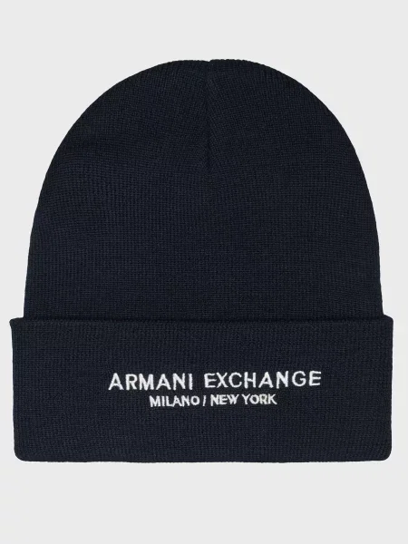 Шапка Armani Exchange синя