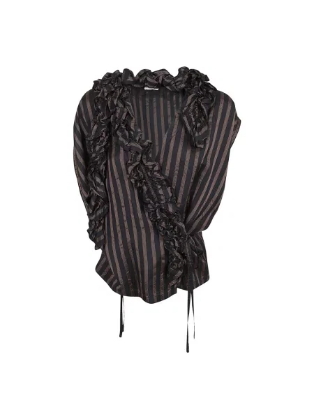 Bluzka Dries Van Noten niebieska