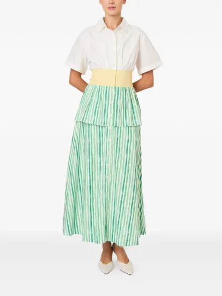 Rochie Rosie Assoulin cu dungi alb