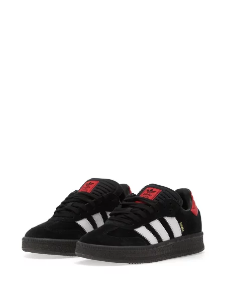 Ριγέ τρέξιμο φούτερ Adidas με σχέδιο μαύρο