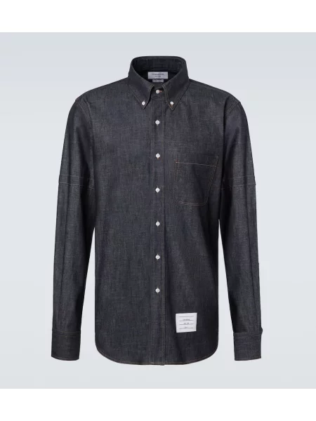 Cămașă Thom Browne albastru