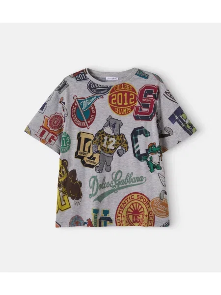 Gyerek póló Dolce&gabbana szürke