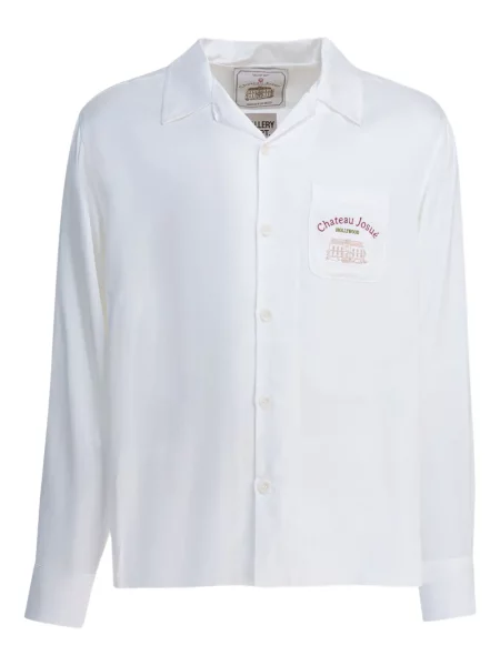 Cămașă Gallery Dept. cu broderie alb