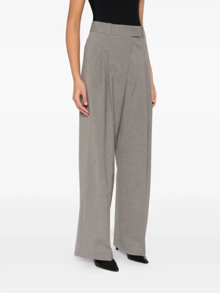 Pantaloni By Malene Birger plisate gri