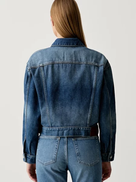 Calvin Klein Jeans kurtka jeansowa niebieska