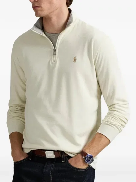 Fleece polo Polo Ralph Lauren κόκκινο