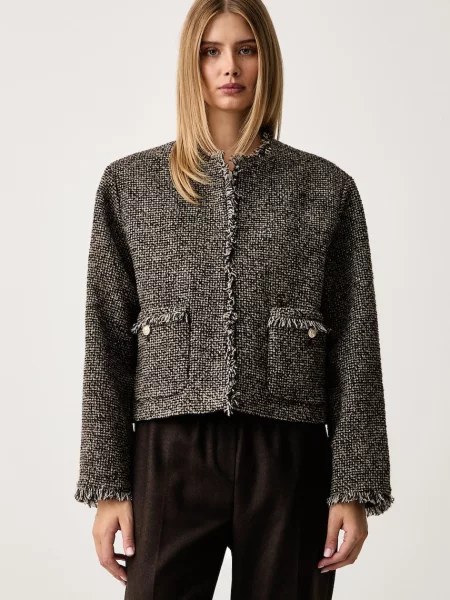 Weekend MaxMara De lână geacă Wkdvento maro