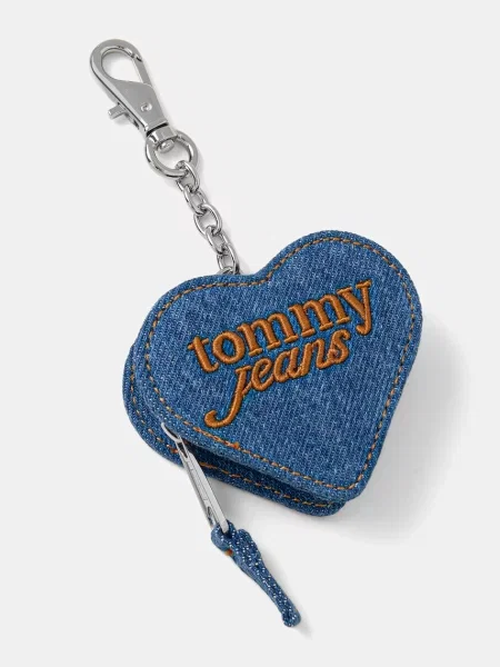 Obesek za ključe Tommy Jeans modra
