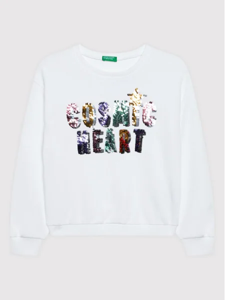 United Colors Of Benetton Суитшърт бял