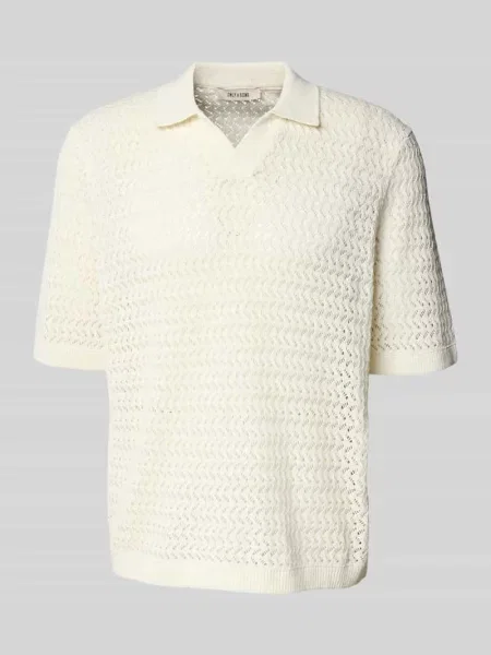 Koszulka polo z mieszanki bawełny o kroju regular fit model NYLE' Only & Sons białe