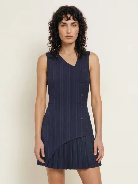 Claudie Pierlot Sukienka blau granatowa