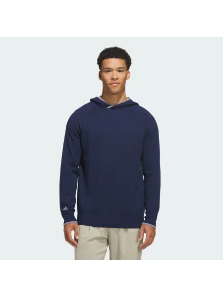 BLUZA Z KAPTUREM TOUR TWISTKNIT granatowa