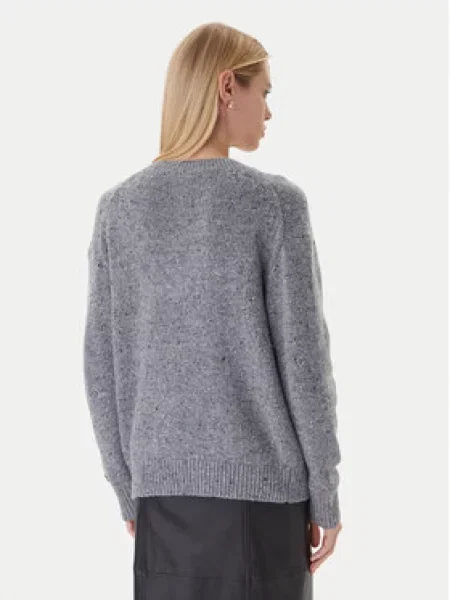 Calvin Klein Jeans Pulover Chunky siva