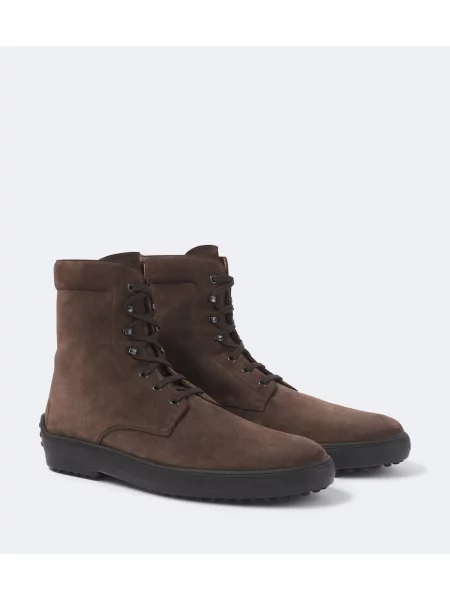 Botine Tod's din piele de căprioară maro
