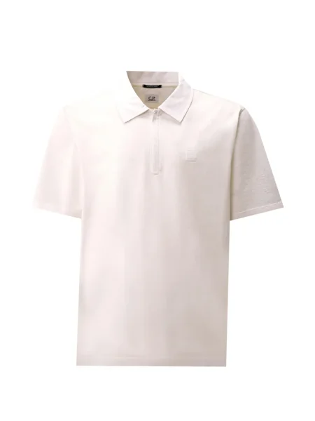 Polo C.p. Company cu broderie alb