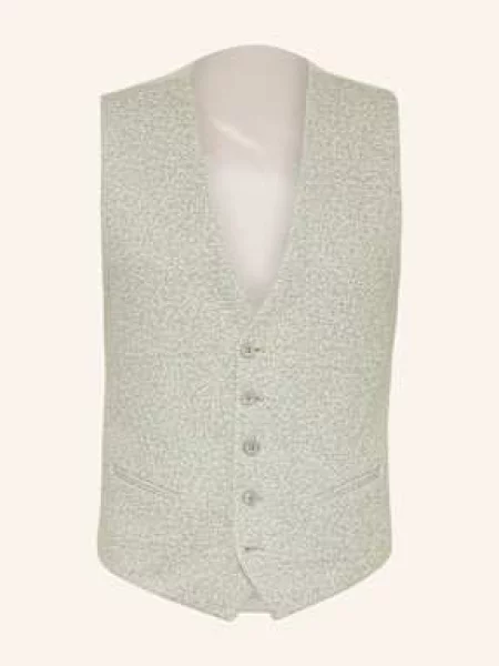 Paul Kamizelka Garniturowa Dwustronna Extra Slim Fit Z Dżerseju gruen zielona