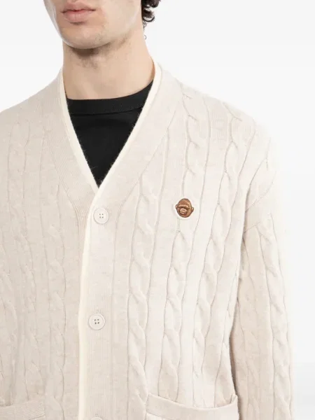 Cardigan Aape By A Bathing Ape cu broderie