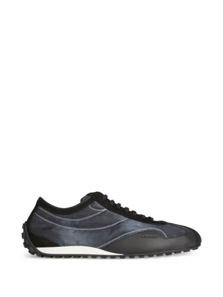 Sneakerși Balmain din piele albastru
