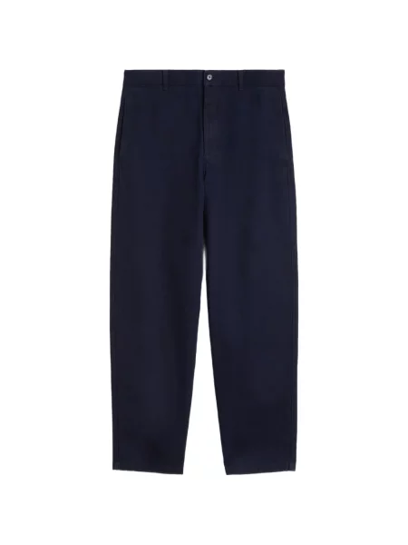 Decupat blugi conici Jil Sander conici albastru