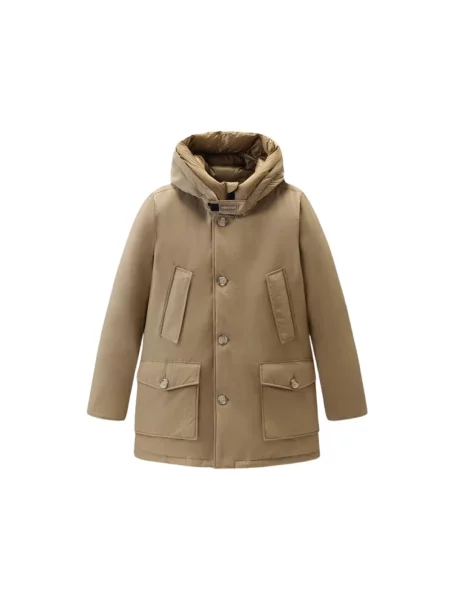 Parka Woolrich beżowa