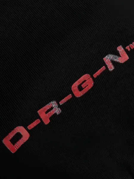 Pantaloni D-r-g-n negru
