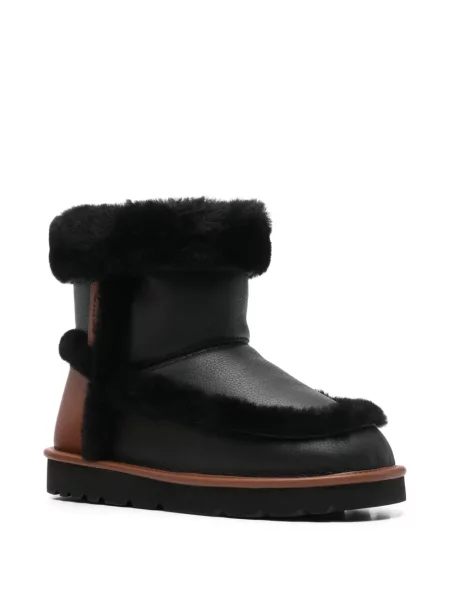 Botine Chloé din piele negru