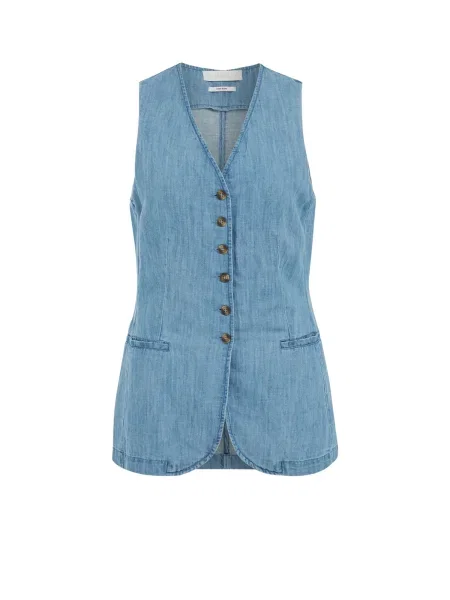 WE Fashion Vestă deschis albastru