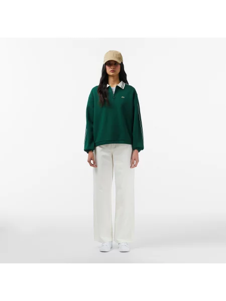 Lacoste Bluza O Luźnym Kroju zielony