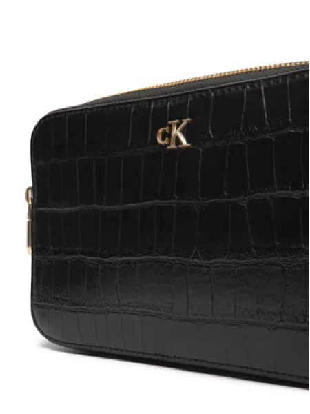 Kabelka Calvin Klein Ck Croc Camera Bag čierna