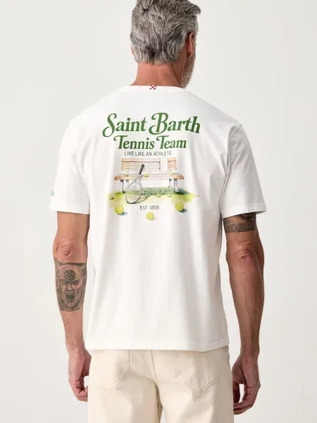 Saint Barth tricou pentru femei din alb