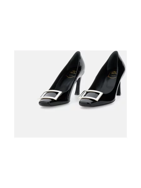 Czółenka Roger Vivier skórzana czarna
