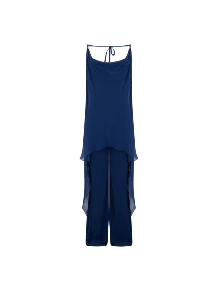 Kombinezon Alberta Ferretti niebieski