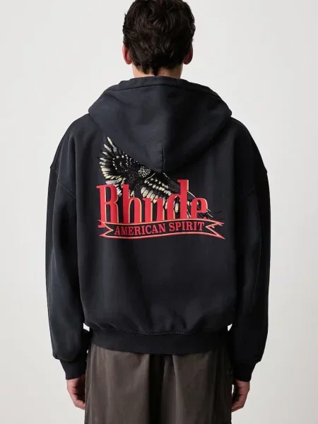 RHUDE American Spirit hanorac cu și glugă din pentru bărbați