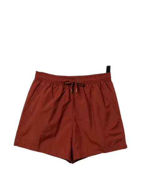 Slip de baie Zegna cu cordon maro