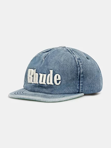 RHUDE șapcă de baseball din denim