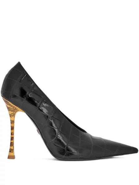 Pantofi cu toc Roberto Cavalli negru