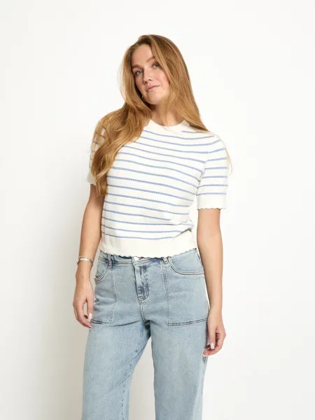 Peppercorn Top Odelia' albastru