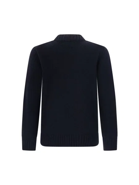 Sweter Kangra wełniany niebieski