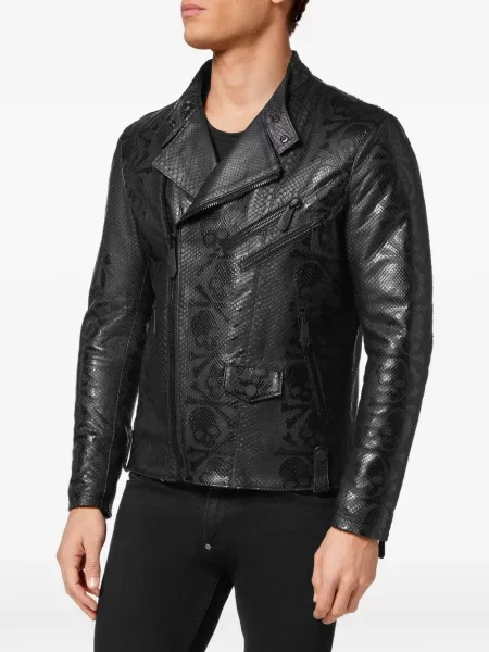 Geacă Philipp Plein cu imagine negru