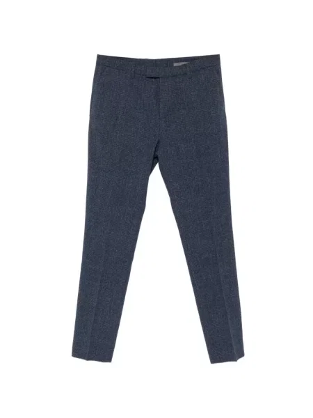 Pantaloni John Varvatos în carouri albastru