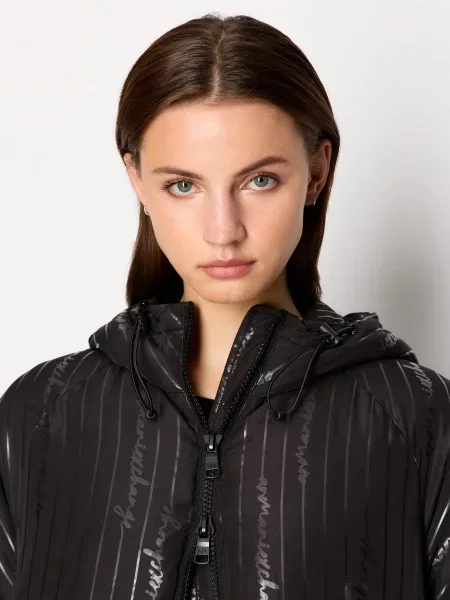Armani Exchange Зимова куртка чорний