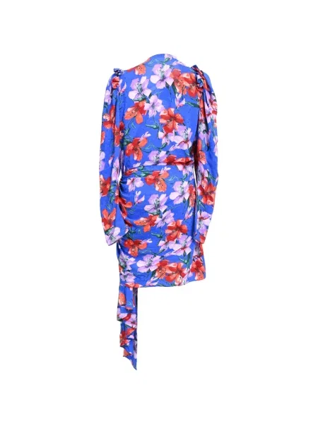 Rochie Magda Butrym cu model floral cu imagine albastru