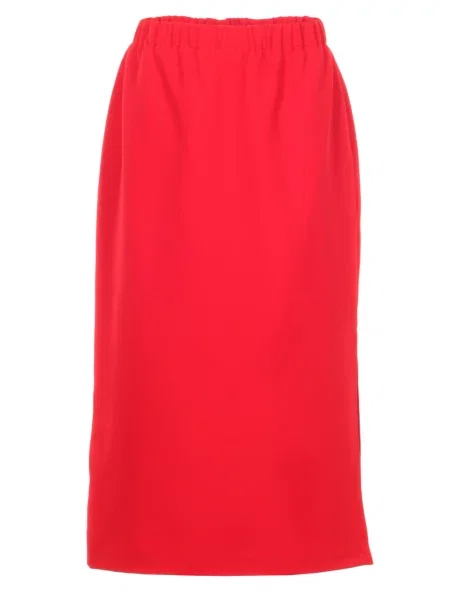 Спідниця міді LadyLike червоний