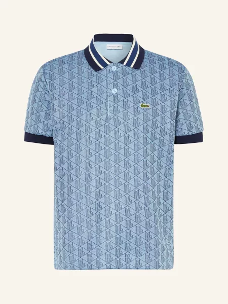 Lacoste Žerzejová Polokošile tmavě modrá modrá