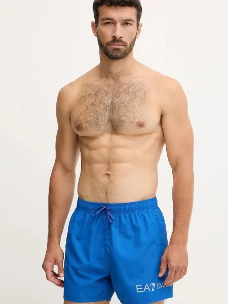 Плувни шорти Emporio Armani синьо