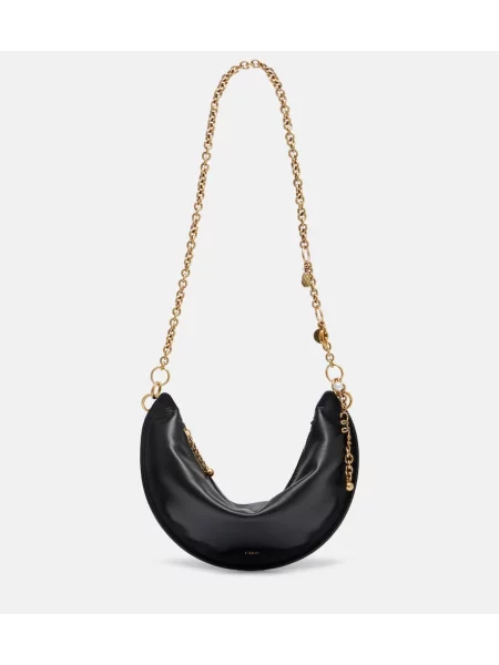 Geanta de piele Chloé din piele negru