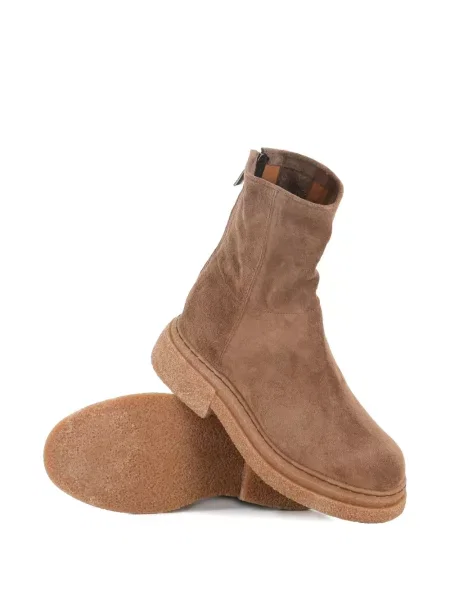 Botine Alberto Fasciani din piele de căprioară maro